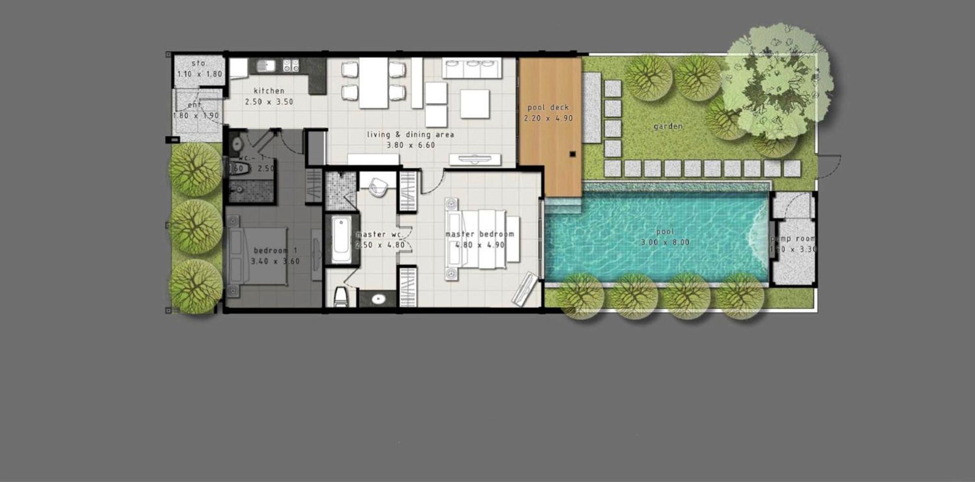 Two Bedroom Onyx Villa Nai Harn Buitenkant foto